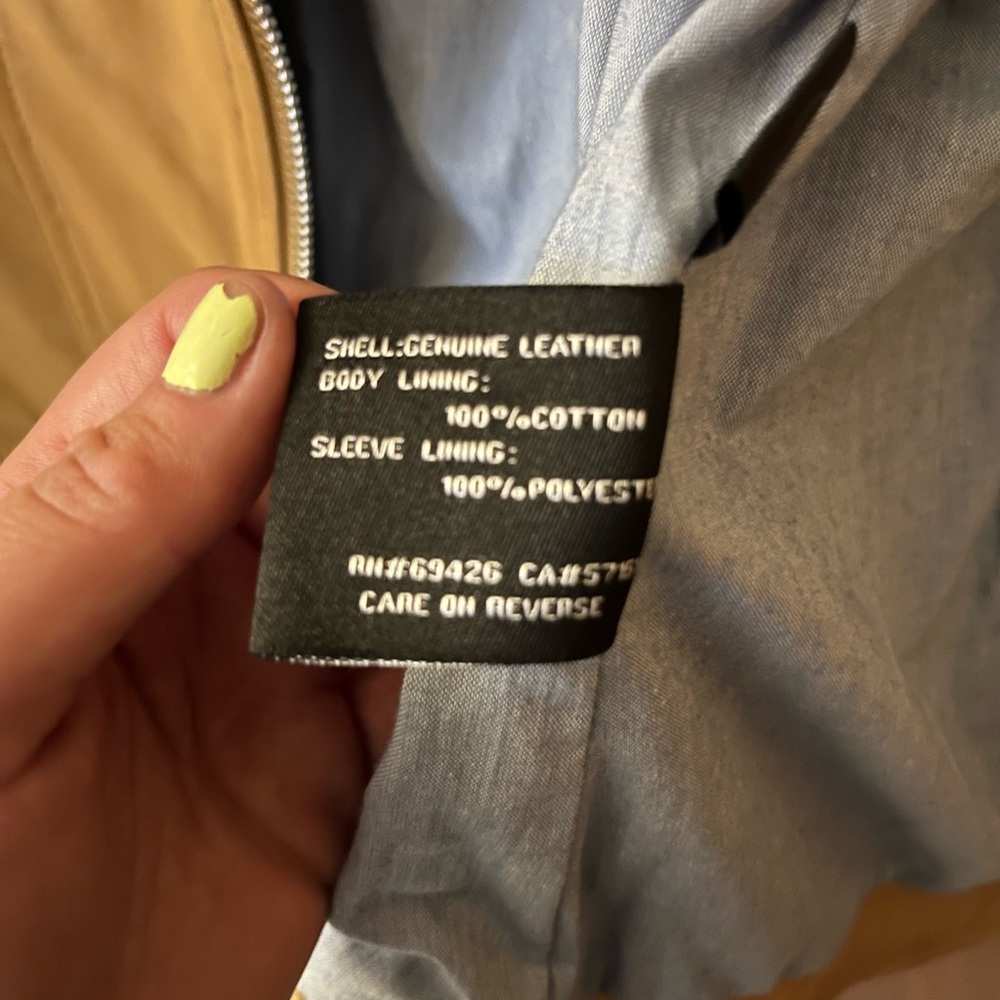 Genuine Leather Jacket - Picture 6 of 6